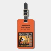 Joshua Tree Nationalpark | Kaninchen Gepäckanhänger (Vorderseite vertikal)