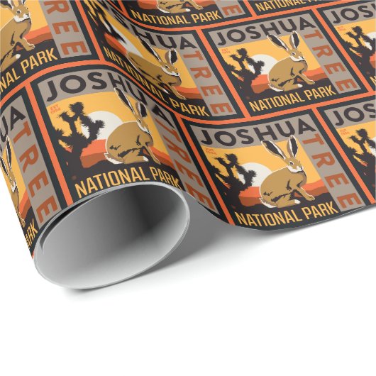 Joshua Tree Nationalpark | Kaninchen Geschenkpapier (Rolleneckpunkt)