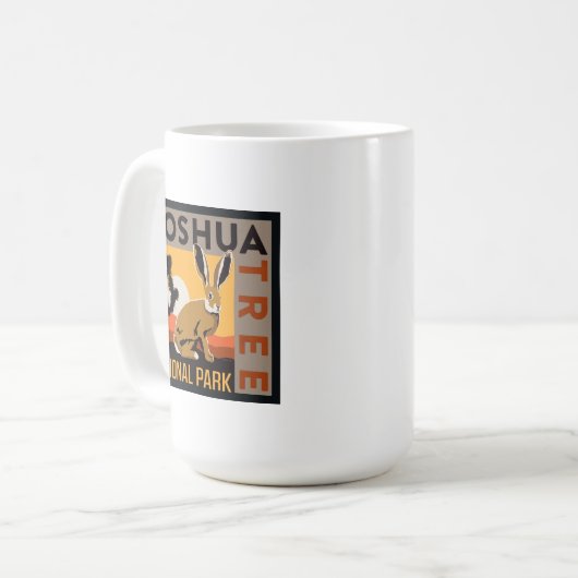 Joshua Tree Nationalpark | Kaninchen Kaffeetasse (Vorderseite Links)