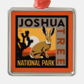 Joshua Tree Nationalpark | Kaninchen Ornament Aus Metall (Vorne)