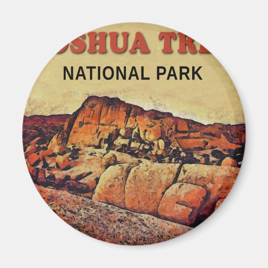 JOSHUA TREE Nationalpark Magnet (Vorne)