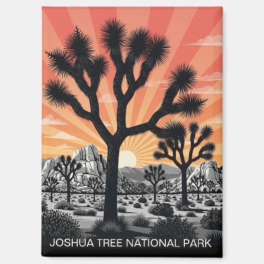 Joshua Tree Nationalpark Magnet (Vorderseite)