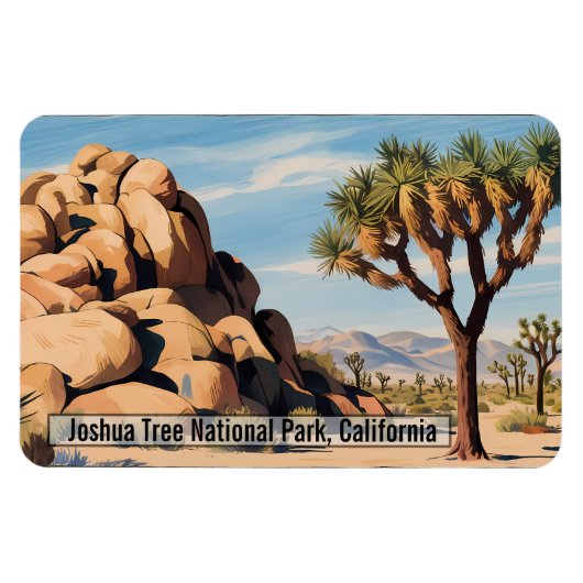 Joshua Tree Nationalpark - Magnet (Horizontal)