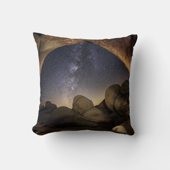 Joshua Tree Nationalpark Night Sky Kissen (Vorderseite)