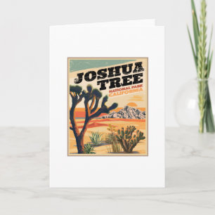 Joshua Tree Nationalpark Outdoor Vintage Karte