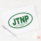 Joshua Tree Nationalpark Ovaler Aufkleber (Umschlag)