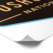 Joshua Tree Nationalpark Poster (Ecke)