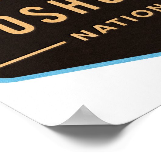 Joshua Tree Nationalpark Poster (Ecke)