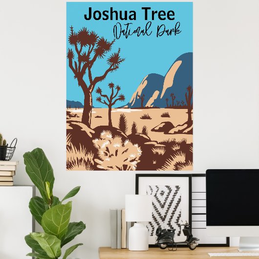 Joshua Tree Nationalpark Poster (Heimbüro)
