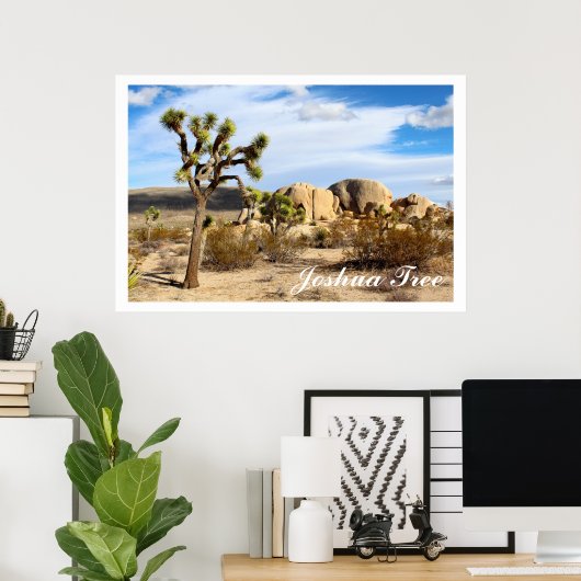 Joshua Tree Nationalpark Poster (Heimbüro)