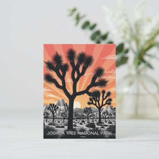 Joshua Tree Nationalpark Postkarte (Stehend Vorderseite)