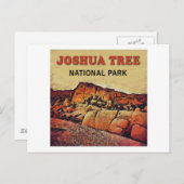 JOSHUA TREE Nationalpark Postkarte (Vorne/Hinten)