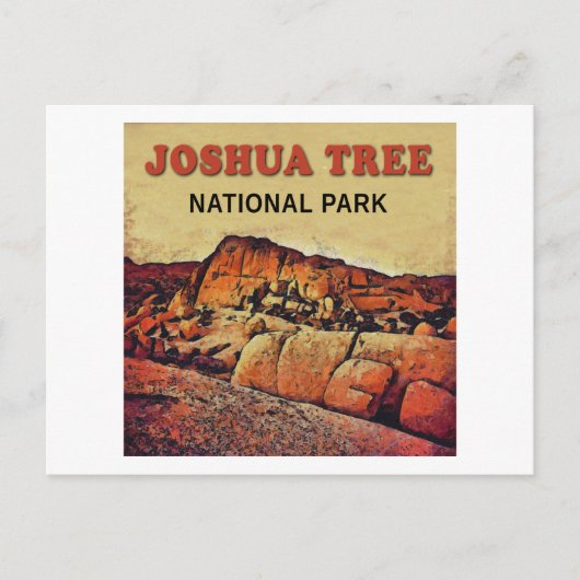 JOSHUA TREE Nationalpark Postkarte (Vorderseite)