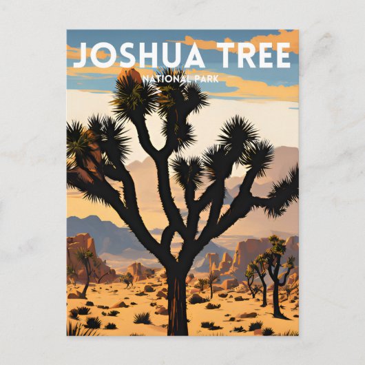 Joshua Tree Nationalpark Postkarte (Vorderseite)