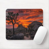 Joshua Tree Nationalpark Red Sunset Mousepad (Mit Mouse)