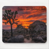 Joshua Tree Nationalpark Red Sunset Mousepad (Vorne)