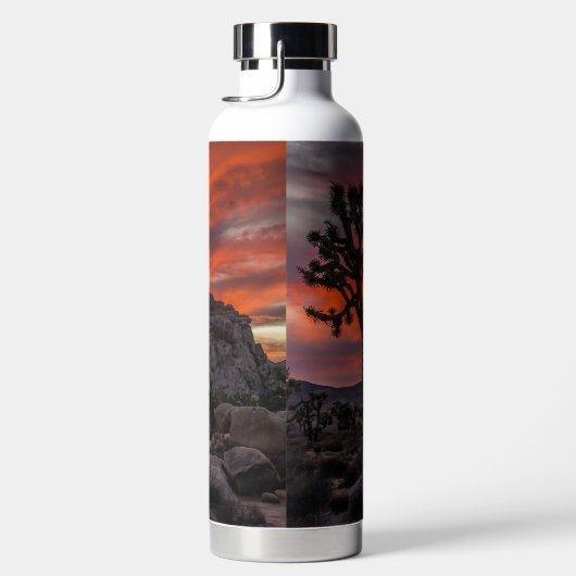 Joshua Tree Nationalpark Red Sunset Trinkflasche (Rechts)