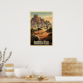 Joshua Tree Nationalpark Retro Poster (Küche)