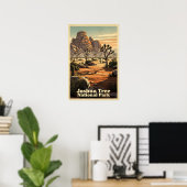 Joshua Tree Nationalpark Retro Poster (Heimbüro)