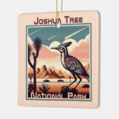 Joshua Tree Nationalpark Retro Souvenir Geschenk Keramikornament (Links)