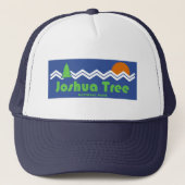 Joshua Tree Nationalpark Retro Truckerkappe (Vorderseite)
