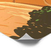 Joshua Tree Nationalpark Skull Rock Poster (Ecke)