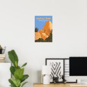 Joshua Tree Nationalpark Skull Rock Poster (Heimbüro)