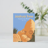 Joshua Tree Nationalpark Skull Rock Postkarte (Stehend Vorderseite)