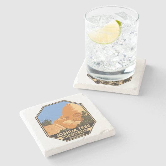 Joshua Tree Nationalpark Skull Rock Steinuntersetzer (Seitenansicht)