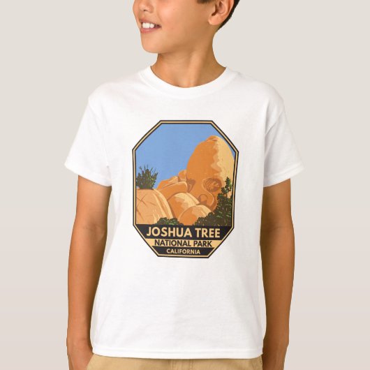 Joshua Tree Nationalpark Skull Rock T-Shirt (Vorderseite)