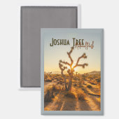 Joshua Tree Nationalpark Souvenir Geschenk Magnet (Vorderseite/Rückseite)
