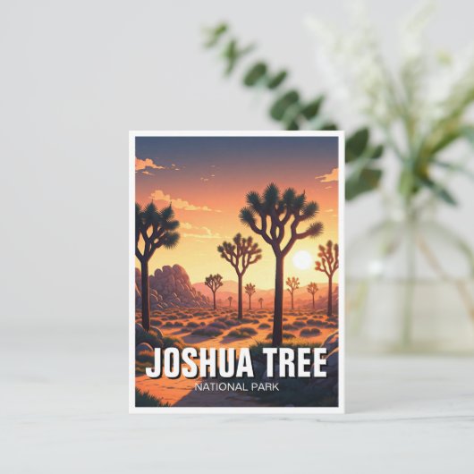 Joshua Tree Nationalpark Souvenir Postkarte (Stehend Vorderseite)