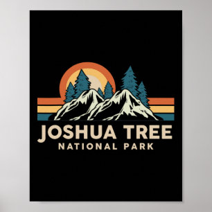 Joshua-Tree-Nationalpark-Souvenir Wandern im Freie Poster