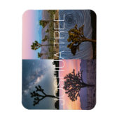 Joshua Tree Nationalpark Sunset Night Landschaft Magnet (Vertikal)