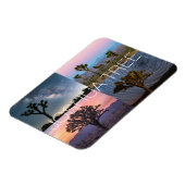 Joshua Tree Nationalpark Sunset Night Landschaft Magnet (Linke Seite)