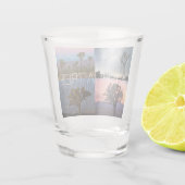 Joshua Tree Nationalpark Sunset Night Landschaft Schnapsglas (Rückseite)