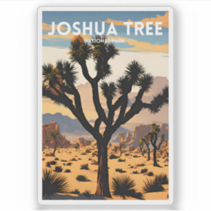 Joshua Tree Nationalpark Traditionelle Reise Aufkleber