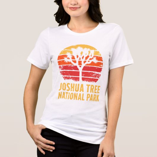 Joshua Tree Nationalpark Tri-Blend Shirt (Vorderseite)
