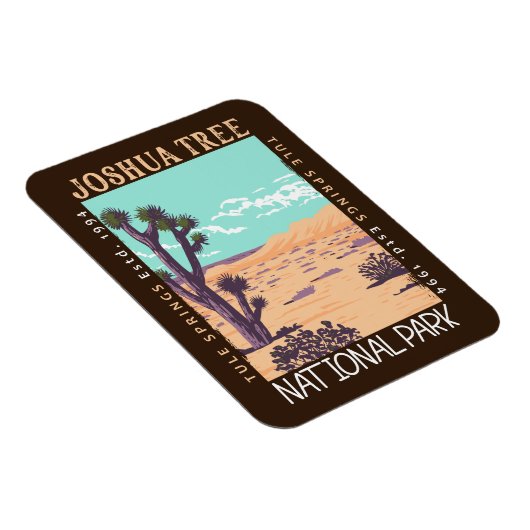 Joshua Tree Nationalpark Tule Springs erschüttert Magnet (Rechte Seite)