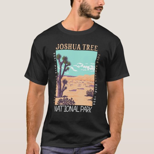 Joshua Tree Nationalpark Tule Springs erschüttert T-Shirt (Vorderseite)