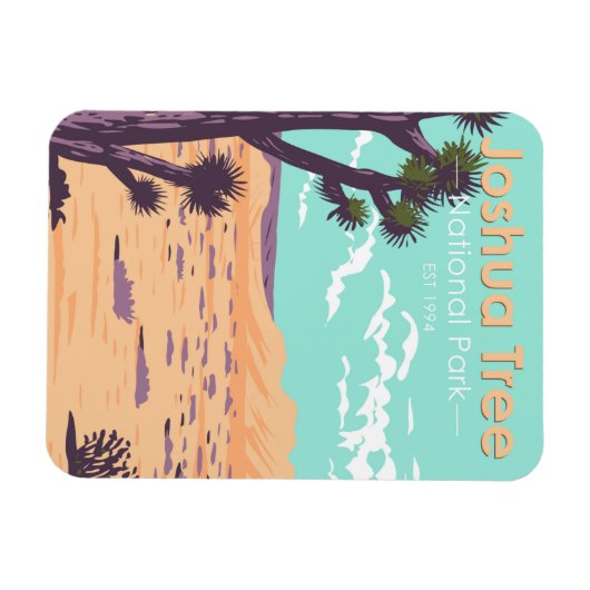 Joshua Tree Nationalpark Tule Springs Magnet (Horizontal)