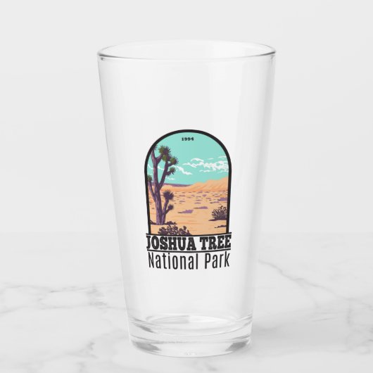Joshua Tree Nationalpark Tule Springs Vintag Glas (Vorderseite)
