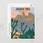 Joshua Tree Nationalpark Tule Springs Vintag Postkarte (Vorne/Hinten)