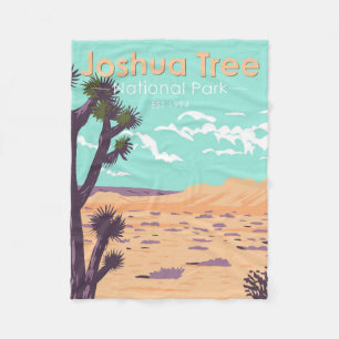 Joshua Tree Nationalpark Tule Springs Vintage Fleecedecke