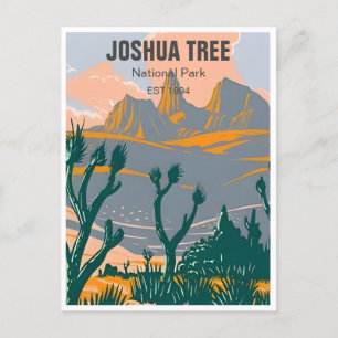 Joshua Tree Nationalpark Tule Springs Vintage Postkarte