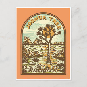 Joshua Tree Nationalpark Tule Springs Vintage Postkarte