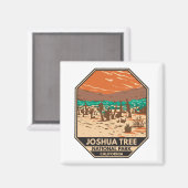 Joshua Tree Nationalpark Türkei Flats Sand Dunes Magnet (Vorderseite/Rückseite)