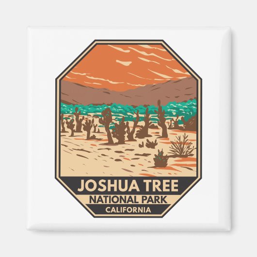 Joshua Tree Nationalpark Türkei Flats Sand Dunes Magnet (Vorne)