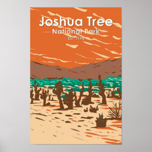 Joshua Tree Nationalpark Türkei Flats Sand Dunes Poster