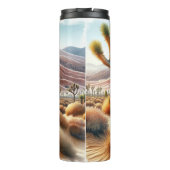 Joshua Tree Nationalpark Türkei Flats Sand Dunes Thermosbecher (Rückseite)